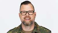 Ein Soldat im Porträt
