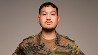 Ein Soldat im Porträt