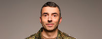 Ein Soldat im Porträt