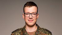 Ein Soldat im Porträt