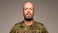 Ein Soldat im Porträt
